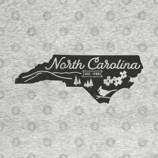 State of North Carolina Graphic Tee by MN Favorites